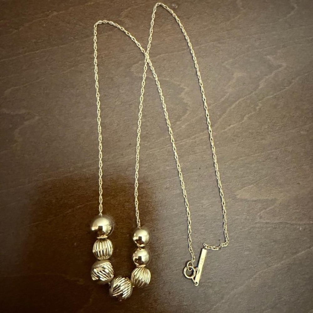 Stampd Elegant Silver Bead Necklace